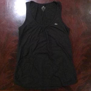 Black Lacoste tank top
